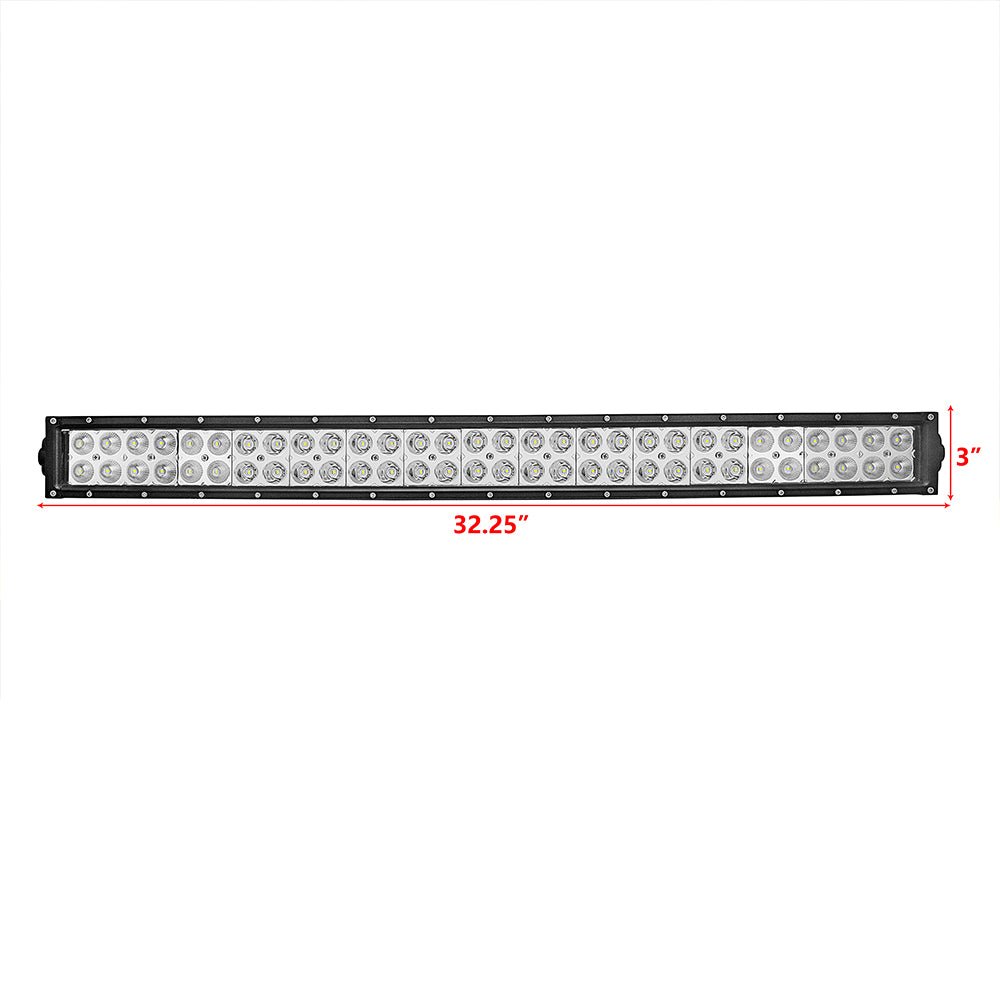 2014-2022 RZR 900 XP 1000 Roof 32" Curved LED Light Bar + Light Pod + Bracket Wire Kit - Weisen