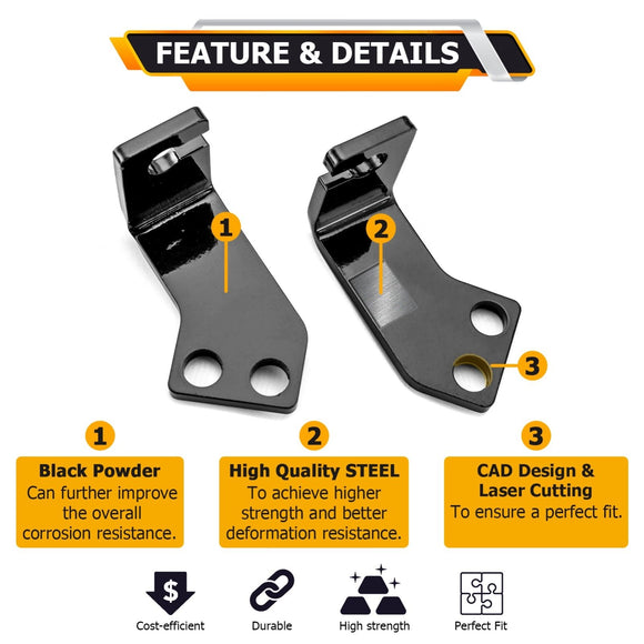 2014 - 2023 CFMoto ZForce 800 EX & ZForce 1000 Heavy Duty Steel Front & Rear 2" Full Leveling Lift Kit - WeiSen - 80401084