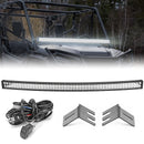 2014 - 2024 Honda Pioneer 1000/700 Side Hood 50" Curved LED Light Bar Bracket Kit - WeiSen - ZT029 - L10 - W2