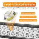 2014 - 2023 Polaris 800 900 RZR XP 1000 Combo Beam 32" LED Light Bar Over Hood Mount Kit - WeiSen - ZT068+LED005+WI002