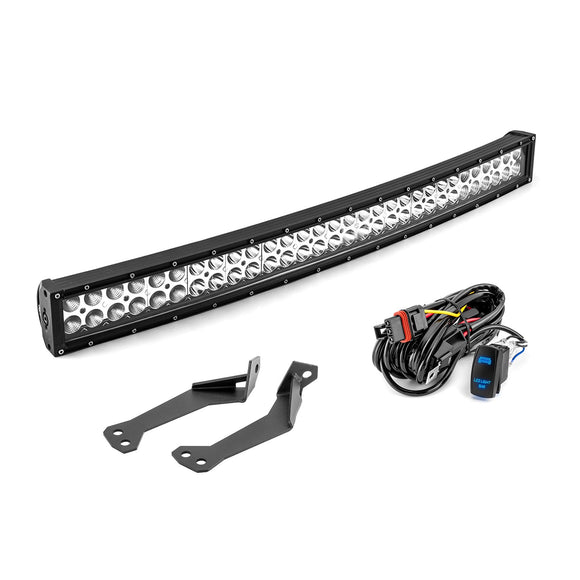 2014 - 2023 RZR XP1000/ XP1000 - 4 w/ Pulse BusBar Roof 32" 180W LED Light Bar Kit - WeiSen - 80101002+70202007+80206007