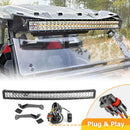 2014 - 2023 RZR XP1000/ XP1000 - 4 w/ Pulse BusBar Roof 32" 180W LED Light Bar Kit - WeiSen - 80101002+70202007+80206007