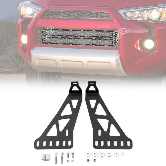 2014 - 2024 Toyota 4Runner Heavy - Duty Steel Front Bumper Light Bar Mounting Bracket for 32" Straight Slim Or Dual Row Light Bar - WeiSen - 70103008