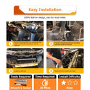 2014 - 2024 Toyota 4Runner Heavy - Duty Steel Front Bumper Light Bar Mounting Bracket for 32" Straight Slim Or Dual Row Light Bar - WeiSen - 70103008