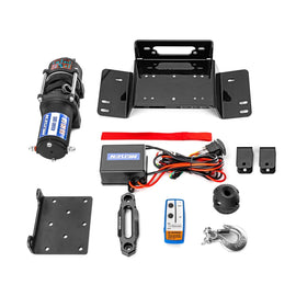 2014+ Honda Pioneer 700 / 700 - 4 UTV ATV 4500lb 12V Electric Winch Kit - WeiSen - 80310026