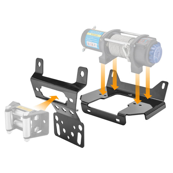 2014+ Polaris RZR 900/1000 Trubo & General 1000 UTV Front Winch Mount #101735 - WeiSen - 80106004