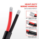 2015 - 2019 Chevrolet Silverado & Sierra 2500HD 3500HD 60W Hood Hinge LED Work Light Kit - WeiSen - 70104033+70201003+70203001