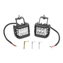 2015 - 2019 Chevrolet Silverado & Sierra 2500HD 3500HD 60W Hood Hinge LED Work Light Kit - WeiSen - 70104033+70201003+70203001