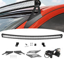 2015 - 2019 Chevy Silverado GMC Sierra Roof 50" Curved LED Light Bar Mount Bracket Kit - WeiSen - 70101028+LED010+WI001