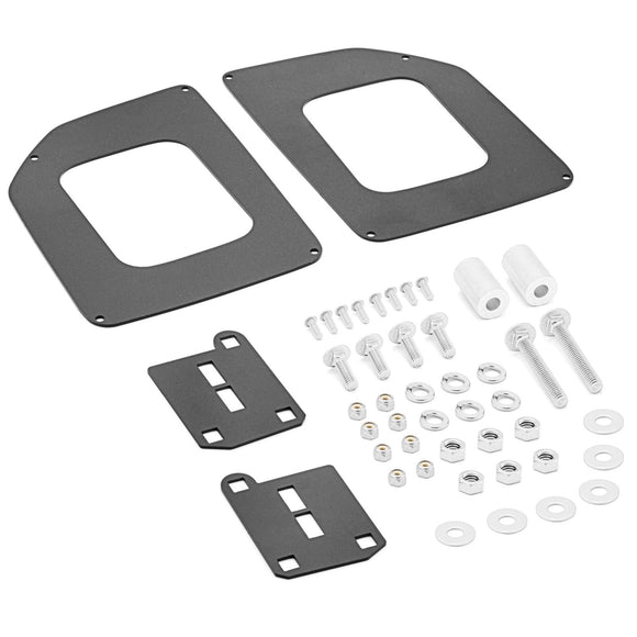 2015 - 2019 GMC Sierra 2500HD 3500HD Front Bumper Fog Light Bracket Mount, Steel - WeiSen - 70102040