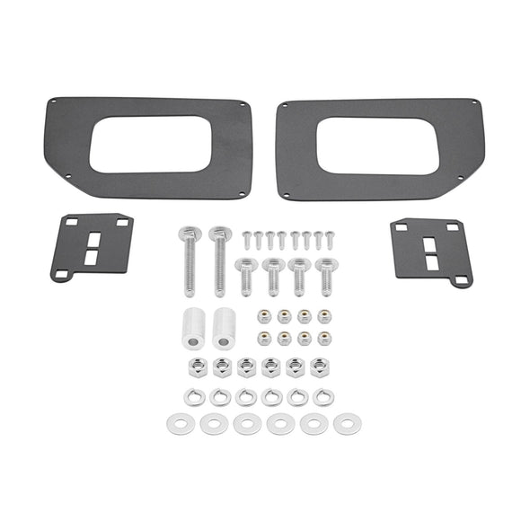 2015 - 2019 GMC Sierra 2500HD 3500HD Front Bumper Fog Light Bracket Mount, Steel - WeiSen - 70102040