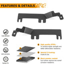 2015 - 2019 Chevrolet Silverado 2500HD 3500HD Solid Steel Hood Hinge LED Work Light Bracket Mount - WeiSen - 70104033