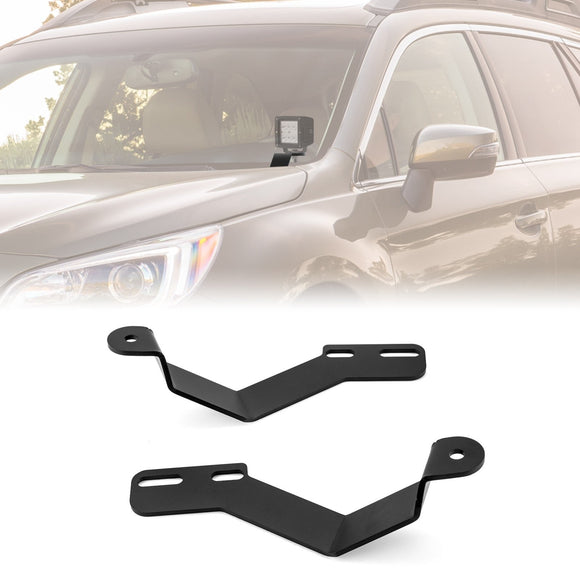2015 - 2019 Subaru 5th Gen Outback Hood Hinge LED Pod Light Bracket Mount - WeiSen - 70104058
