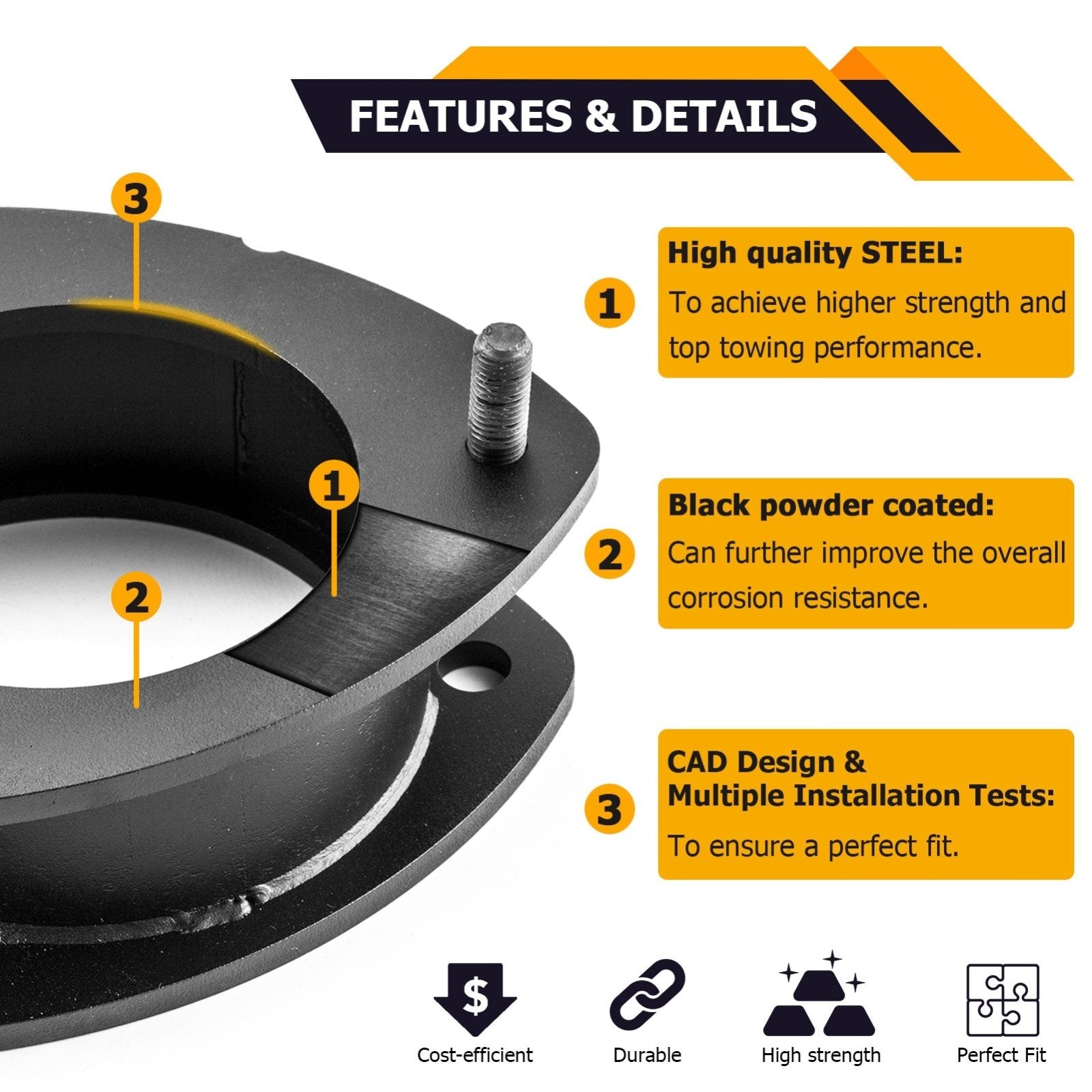 2015-2019 Subaru Outback Front 2” & Rear 1.5” Full Leveling Suspension Lift Kit - Weisen