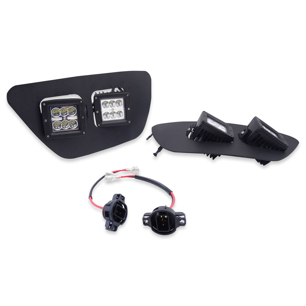 Wi010 2015-2020 Chevrolet Colorado Bumper Fog Lights Dual 3