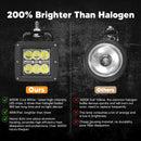 2015 - 2020 Chevrolet Colorado Bumper Fog Lights Dual 3" 24W LED Pod Mount Upgrade Kits - WeiSen - ZT107+LED001*2+WI010