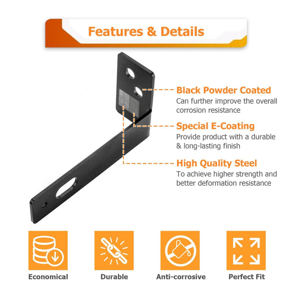 2015 - 2020 Ford F - 150 XLT Lariat Limited Front Bumper 18" LED Light Bar Mount Brackets - WeiSen - 70102051