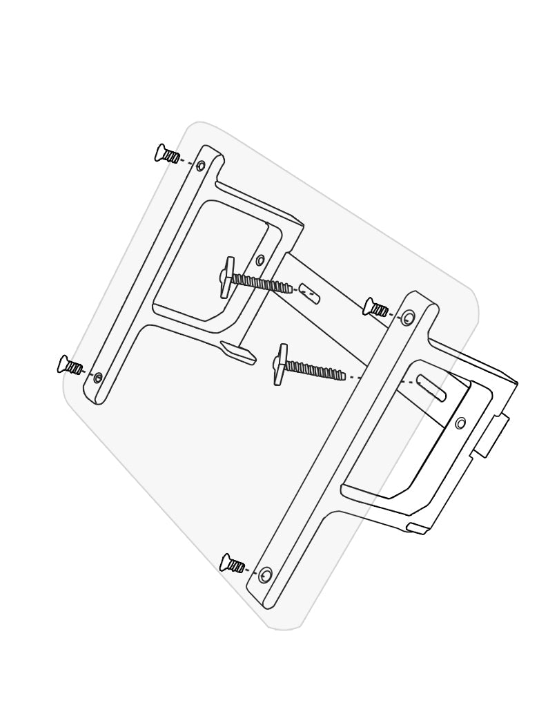 2015-2021 Ford Mustang Shelby GT350/ GT350R Front Bumper License Plate Mount Bracket - Weisen