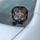 2015 - 2022 Chevy Colorado GMC Canyon 40W Hood Ditch LED Fog Light Bracket Kit - WeiSen - ZT106+70201006+WI001