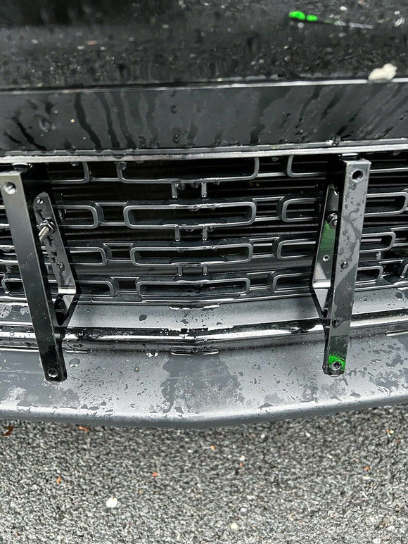 2015 - 2023 Dodge Challenger No Drilled Front Lower Bumper License Plate Mount Bracket - WeiSen - ZT126 - A