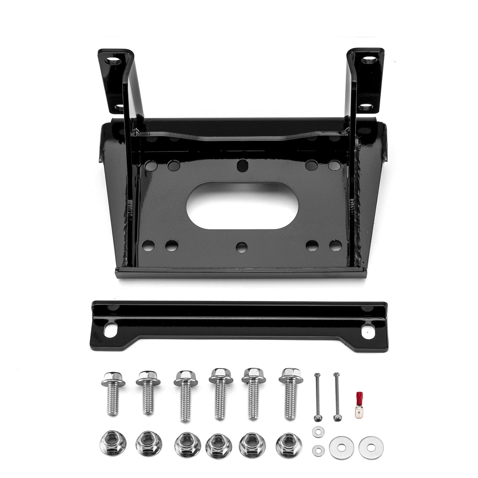 2015 - 2023 Kawasaki Mule PRO FXT DXT FX DX Heavy Duty Steel UTV Winch Mounting Bracket - WeiSen - 80106031