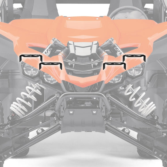 2015 - 2024 Yamaha YXZ1000R UTV Front Bumper LED Headlight Mount Plug N Play Wire Kit - WeiSen - 80103009