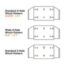 2015 - 2023 Honda Pioneer 500 520 Front Bumper Heavy Duty Winch Mount Bracket Plate - WeiSen - ZT090