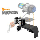 2015 - 2023 Honda Pioneer 500 520 Front Bumper Heavy Duty Winch Mount Bracket Plate - WeiSen - ZT090