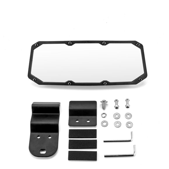 2015+ Polaris Ranger EV ETX XP 570 900 1000 Tempered Glass Center Rear View Mirror - WeiSen - 80301037
