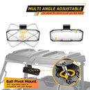 2015+ Polaris Ranger EV ETX XP 570 900 1000 Tempered Glass Center Rear View Mirror - WeiSen - 80301037