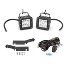 2016 - 2017 Ford Explorer Hood Hinge LED Work Light + Mount Bracket + Wiring Harness Kit - WeiSen - 70104055+70201001+70203009