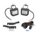 2016 - 2017 Ford Explorer Hood Hinge LED Work Light + Mount Bracket + Wiring Harness Kit - WeiSen - 70104055+70201003+70203009