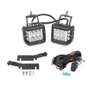 2016 - 2017 Ford Explorer Hood Hinge LED Work Light + Mount Bracket + Wiring Harness Kit - WeiSen - 70104055+70201004+70203009