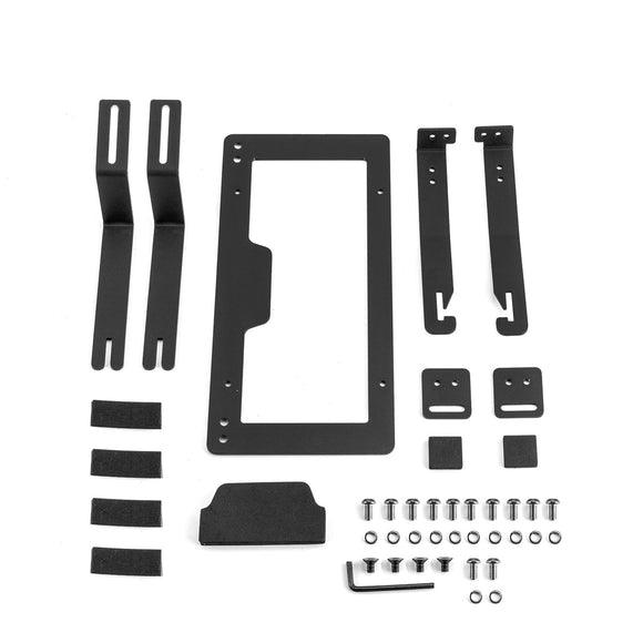 2016 - 2020 Tesla Model X Front License Plate Holder Bracket No Drill Quick Release - WeiSen - 70302014