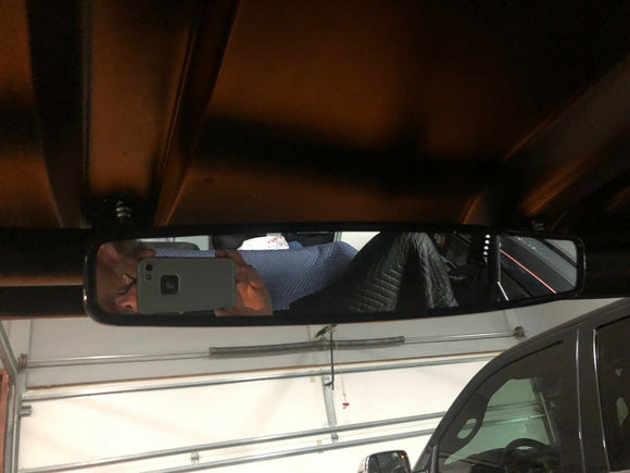 2016 - 2022 Can - Am Defender MAX 15" Wide Center Rear View Mirror+Cross Bracket - WeiSen - ZT035 - C+ZT035 - Q - BRACKET