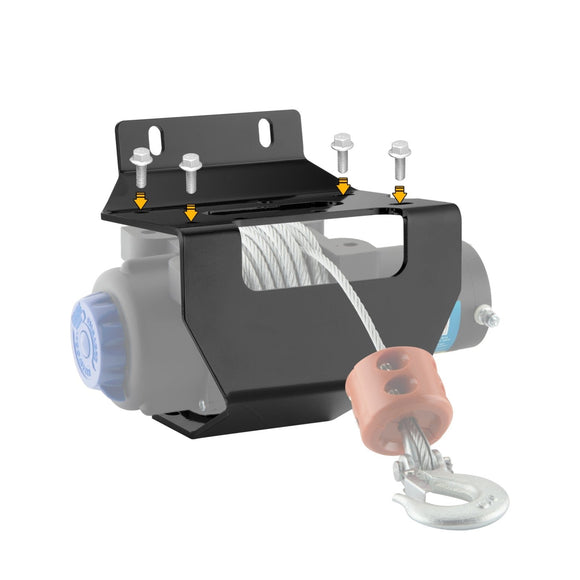 2016 - 2024 Honda Pioneer 1000/1000 - 5 Bumper Winch Mounting Plate Bracket Kit - WeiSen - 80106011