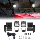 2016 - 2023 Can - Am Defender Maverick X3 Trail A - Pillar LED Light Pods Mount Brackets Kit - WeiSen - ZT041+70201006+WI005 - A