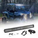 2014 - 2023 Polaris RZR XP1000 900 Straight 32" LED Light Bar Spot Bracket Wire Kit - WeiSen - ZT007 - A+LED005 - WI004