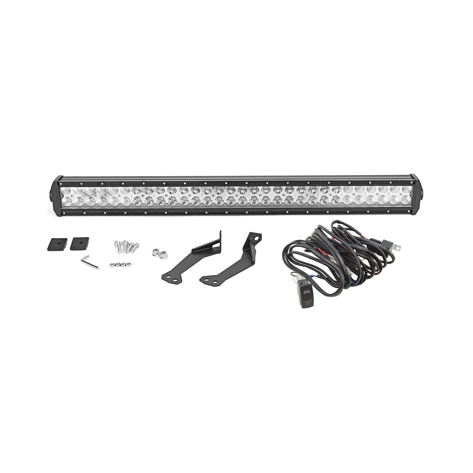 2014 - 2023 Polaris RZR XP1000 900 Straight 32" LED Light Bar Spot Bracket Wire Kit - WeiSen - ZT007 - A+LED005 - WI004