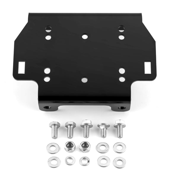 2016 - 2024 Yamaha Grizzly 700 Kodiak 700 Solid Steel Winch Mounting Bracket - WeiSen - 80106013