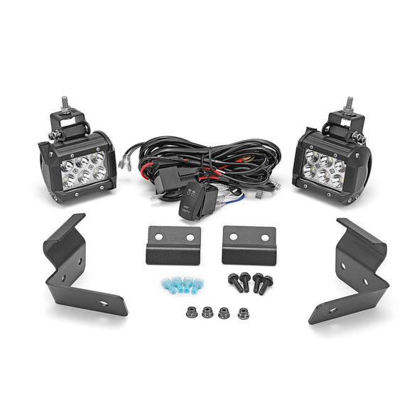 2016+ Can - Am Defender Maverick Trail PRO - FIT Cage A - Pillar Light Pod Bracket - WeiSen - ZT041+LED003+WI005 - A