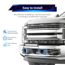 2017 - 2019 Ford F250 F350 Super Duty Front Bumper Lower Grill 22" Light Bar Mounting Bracket - WeiSen - 70102048