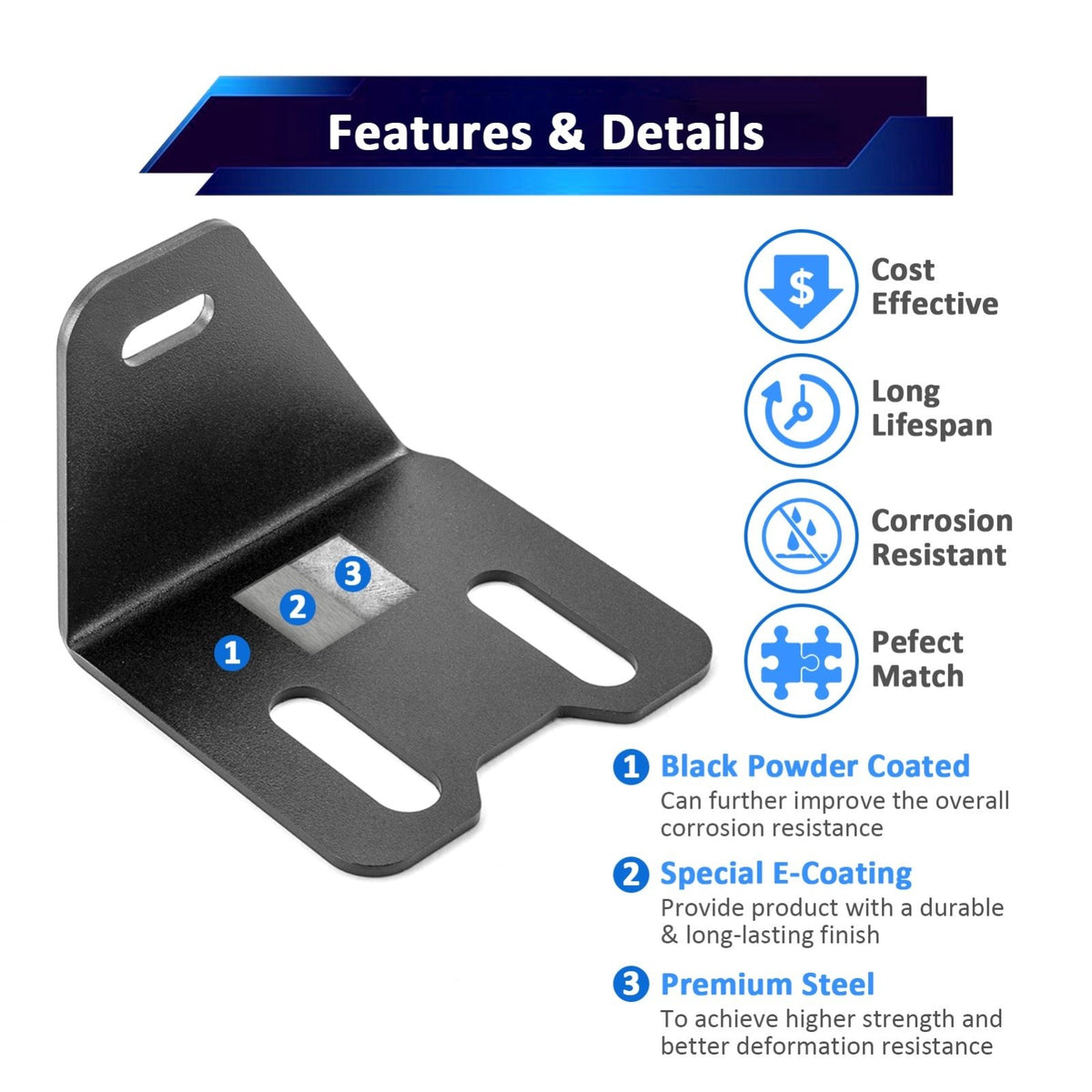 For 2017-2019 for Ford F250 F350 for Super Duty Glossy For 2017-2019 for Ford F250 F350 for Super Duty Glossy
