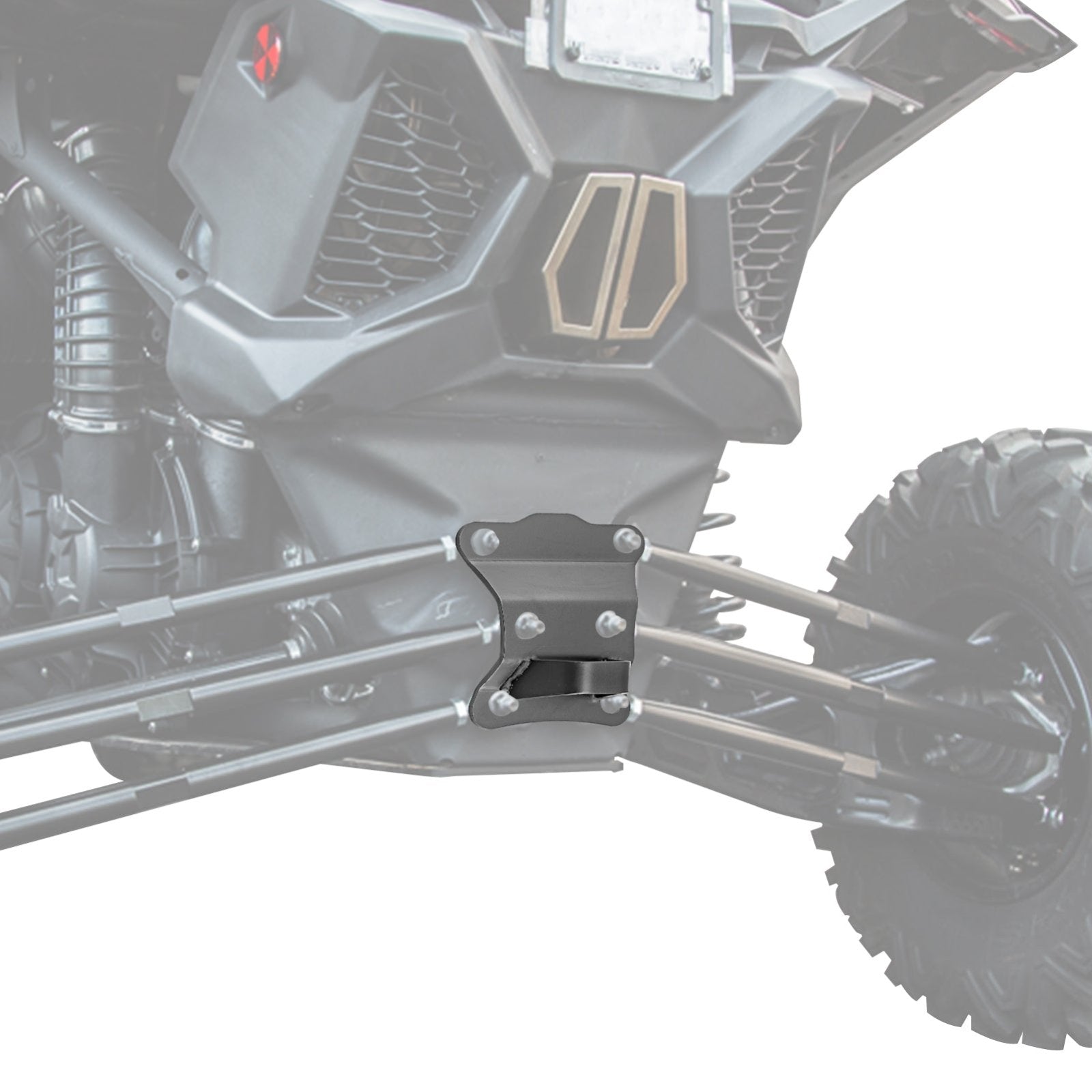 2017-2021 Can-Am Maverick X3 Rear Radius Rod Pull Tow Hook Plate - Weisen
