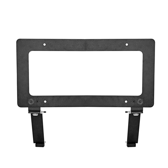 2017 - 2022 Tesla Model 3 Front Lower Bumper Grille License Plate Frame Mount Bracket | No Drilling - WeiSen - 70302011
