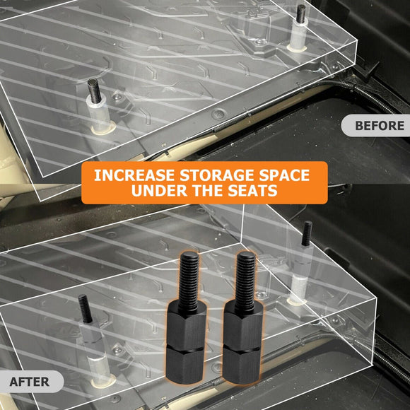 2017 - 2024 Can Am Maverick X3 2Pcs Bolt - on 2" Seat Riser Brackets Mount - WeiSen - 80303002