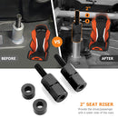 2017 - 2024 Can Am Maverick X3 2Pcs Bolt - on 2" Seat Riser Brackets Mount - WeiSen - 80303002