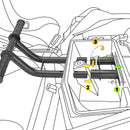 2017 - 2024 Can Am Maverick X3/Maverick X3 Max Adjustable Front Passenger Grab Handle - WeiSen - 80302002