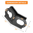 2017 - 2024 Can Am Maverick X3/X3 Max All Models Steel Front Rear Secure Tie Down Hooks - WeiSen - 80120011