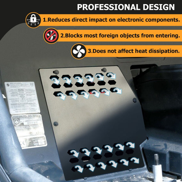 2017 - 2024 Can - Am Maverick X3/X3 Max Aluminum Battery Cover Plate Battery Protection - WeiSen - 80320017